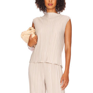 Rails 'Trea' White Sleeveless Mockneck Top Size S